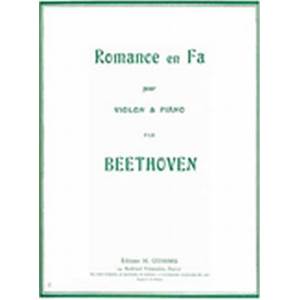 LUDWIG VAN BEETHOVEN - ROMANCE EN FA OP.50 - VIOLON ET PIANO