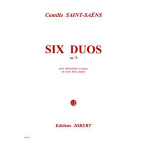 SAINT SAENS CAMILLE - DUOS OP.8 (6) - 2 PIANOS OU HARMONIUM ET PIANO