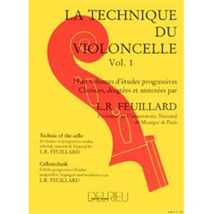 FEUILLARD LOUIS R. - TECHNIQUE DU VIOLONCELLE VOL.1