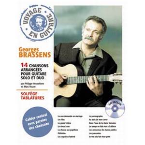 BRASSENS GEORGES - VOYAGE EN GUITARE + CD
