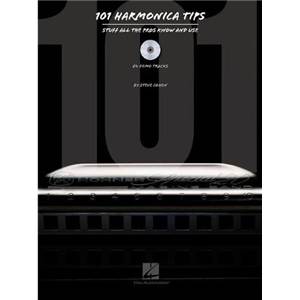 HAL LEONARD - 101 HARMONICA TIPS STUFF ALL THE PROS KNOW AND USE + CD