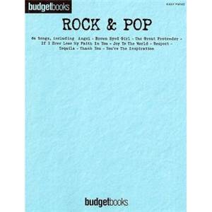 COMPILATION - BUDGETBOOK POP ROCK EASY PIANO P/V/G Épuisé