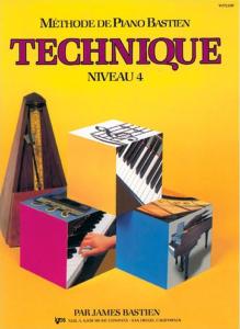 BASTIEN JAMES - METHODE DE PIANO TECHNIQUE NIVEAU 4