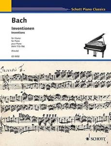 BACH JEAN SEBASTIEN - INVENTIONS (15) A 2 VOIX BWV772 A 786 - PIANO