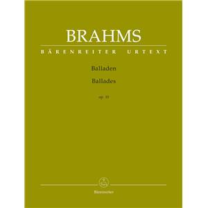 BRAHMS - BALLADES OPUS 10 - PIANO