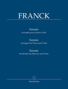 FRANCK CESAR - SONATE POUR VIOLON ET PIANO EN LA MAJ. - ALTO ET PIANO
