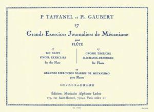 TAFFANEL/GAUBERT - 17 EXERCICES JOURNALIERS DE MECANISME