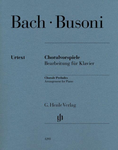 Piano Préludes de chorals de Jean Sébastien bach - transcrits par Ferrucio Busoni 