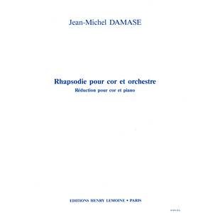 JEAN-MICHEL DAMASE - RHAPSODIE - COR ET PIANO (REDUCTION)