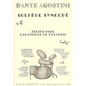 AGOSTINI DANTE - SOLFEGE SYNCOPE VOL.1 - BATTERIE