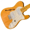 GUITARE ELECTRIQUE SOLID BODY FENDER AMERICAN VINTAGE II 1972 TELECASTER THINLINE aged natural