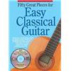 COMPILATION - 50 GREAT PIECES FOR EASY CLASSICAL GUITAR + CD