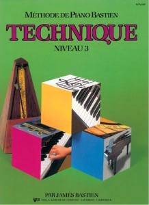 BASTIEN JAMES - METHODE DE PIANO TECHNIQUE NIVEAU 3