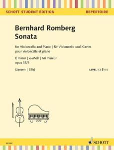 ROMBERG BERNHARD - SONATE OPUS 38/1 EN MI MINEUR - VIOLONCELLE ET PIANO