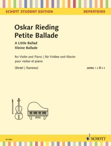 RIEDING OSKAR - PETITE BALLADE - VIOLON ET PIANO