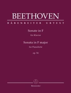BEETHOVEN - SONATE OPUS 54 EN FA MAJEUR - PIANO