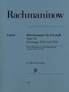 RACHMANINOFF SERGUEI - SONATE N2 OPUS 36 SIB MINEUR (VERSIONS 1913 ET 1931) - PIANO