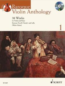 BAROQUE VIOLIN ANTHOLOGY VOL.1 +CD - VIOLON ET PIANO