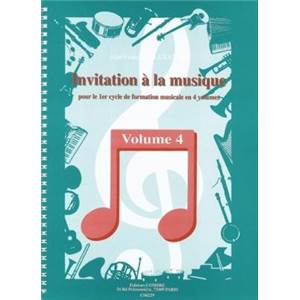 ALEXANDRE JF - INVITATION A  LA MUSIQUE VOL.4 - FORMATION MUSICALE