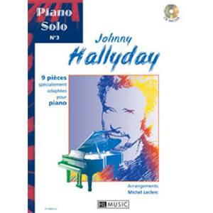 HALLYDAY JOHNNY - PIANO SOLO VOL.3 + CD