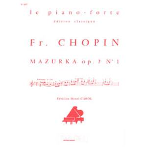 FREDERIC CHOPIN - MAZURKA OP.7 N°1 - PIANO