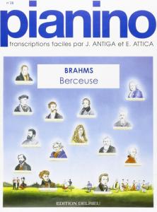 JOHANNES BRAHMS - BERCEUSE - PIANINO 28 - PIANO