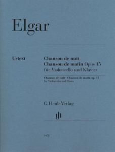 ELGAR EDWARD - CHANSON DE NUIT - CHANSON DE MATIN OPUS 15 - VIOLONCELLE ET PIANO