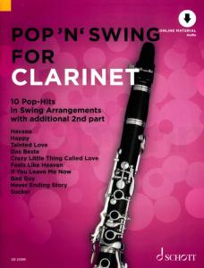 POP 'N' SWING FOR CLARINET V1 +AUDIO ONLINE - 1 OU 2 CLARINETTES