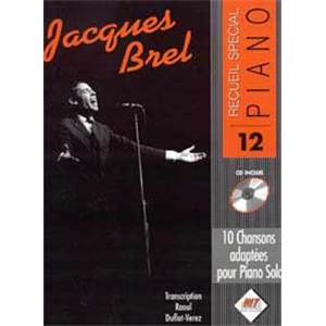 BREL J. - SPECIAL PIANO NO.12 + CD