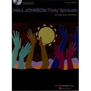 JOHNSON HAL - 30 SPIRITUALS FOR HIGH VOICE + CD
