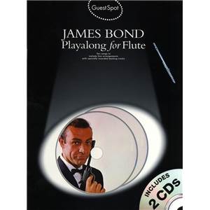 COMPILATION - GUEST SPOT JAMES BOND PLAY ALONG FOR FLUTE + 2CDS
