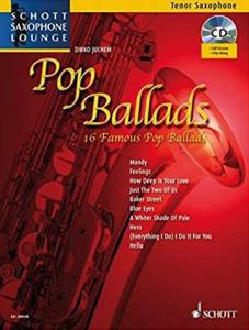 COMPILATION - POP BALLADS FOR TENOR SAXOPHONE (SIB) +CD