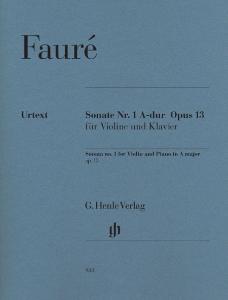 FAURE GABRIEL - SONATE N1 OP.13 EN LA MAJ. - VIOLON ET PIANO