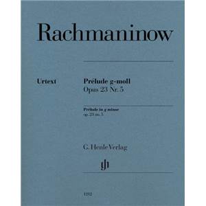 RACHMANINOFF SERGUEI - PRELUDE OP.23/5 SOL MINEUR