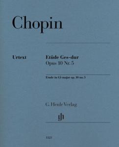 CHOPIN FREDERIC - ETUDE OP.10 N5 EN SOLb MAJEUR - PIANO