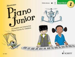 HEUMANN HANS GUNTER - PIANO JUNIOR : DUET BOOK 1 +ONLINE ACCESS - PIANO A 4 MAINS