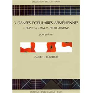 BOUTROS LAURENT - DANSES POPULAIRES ARMENIENNES (3) - GUITARE