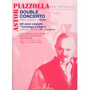 PIAZZOLLA ASTOR - DOUBLE CONCERTO - GUITARE, ACCORDEON, PIANO ET CONTREBASSE AD LIB. (MATERIEL)