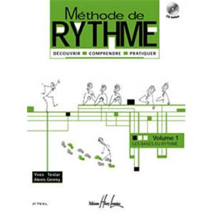 TESLAR/GEVRAY - METHODE DE RYTHME VOL.1 + CD - FORMATION MUSICALE
