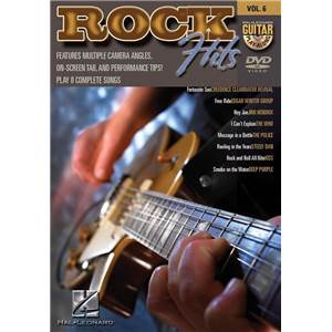 COMPILATION - GUITAR PLAY ALONG DVD VOL.06 ROCK HITS