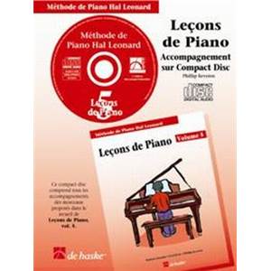 HAL LEONARD - CD LECONS DE PIANO ACCOMPAGNEMENT VOL.5