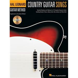 COMPILATION - HAL LEONARD GUITAR METHOD COUNTRY GUITAR SONGS + CD