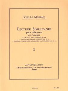 LE MONNIER YVES - LECTURE SIMULTANEE POUR DEBUTANT VOL.1