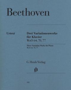 BEETHOVEN - 3 PIECES AVEC VARIATIONS WoO 70-64-77 - PIANO
