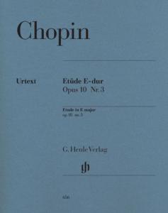 CHOPIN FREDERIC - ETUDE OP.10/3 EN MI MAJ. - PIANO
