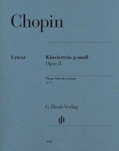 CHOPIN FREDERIC - TRIO CORDES ET PIANO OP.8 EN SOL MINEUR - CONDUCTEUR ET PARTIES