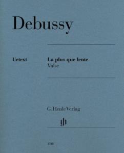 DEBUSSY CLAUDE - LA PLUS QUE LENTE (VALSE) - PIANO