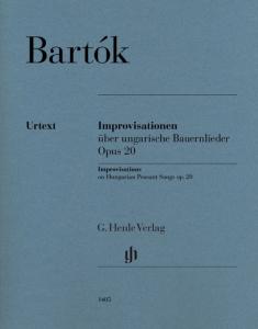 BARTOK BELA - IMPROVISATIONS SUR DES CHANTS POPULAIRES HONGROIS OPUS 20 - PIANO