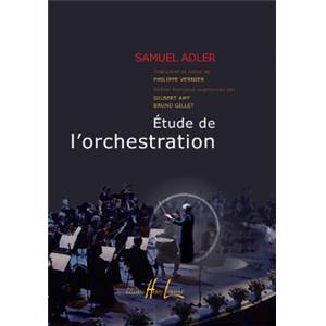 ADLER SAMUEL - ETUDE DE L'ORCHESTRATION