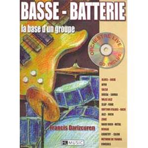DARIZCUREN FRANCIS - BASSE BATTERIE LA BASE D'UN GROUPE + CD